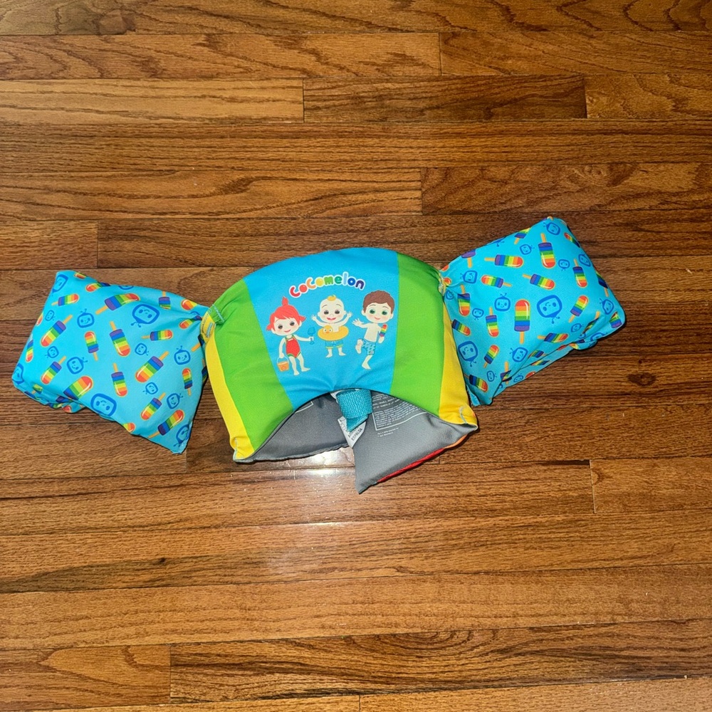 SwimWays CoComelon Kids Swim Trainer Vest Float Vest 33-55 lbs